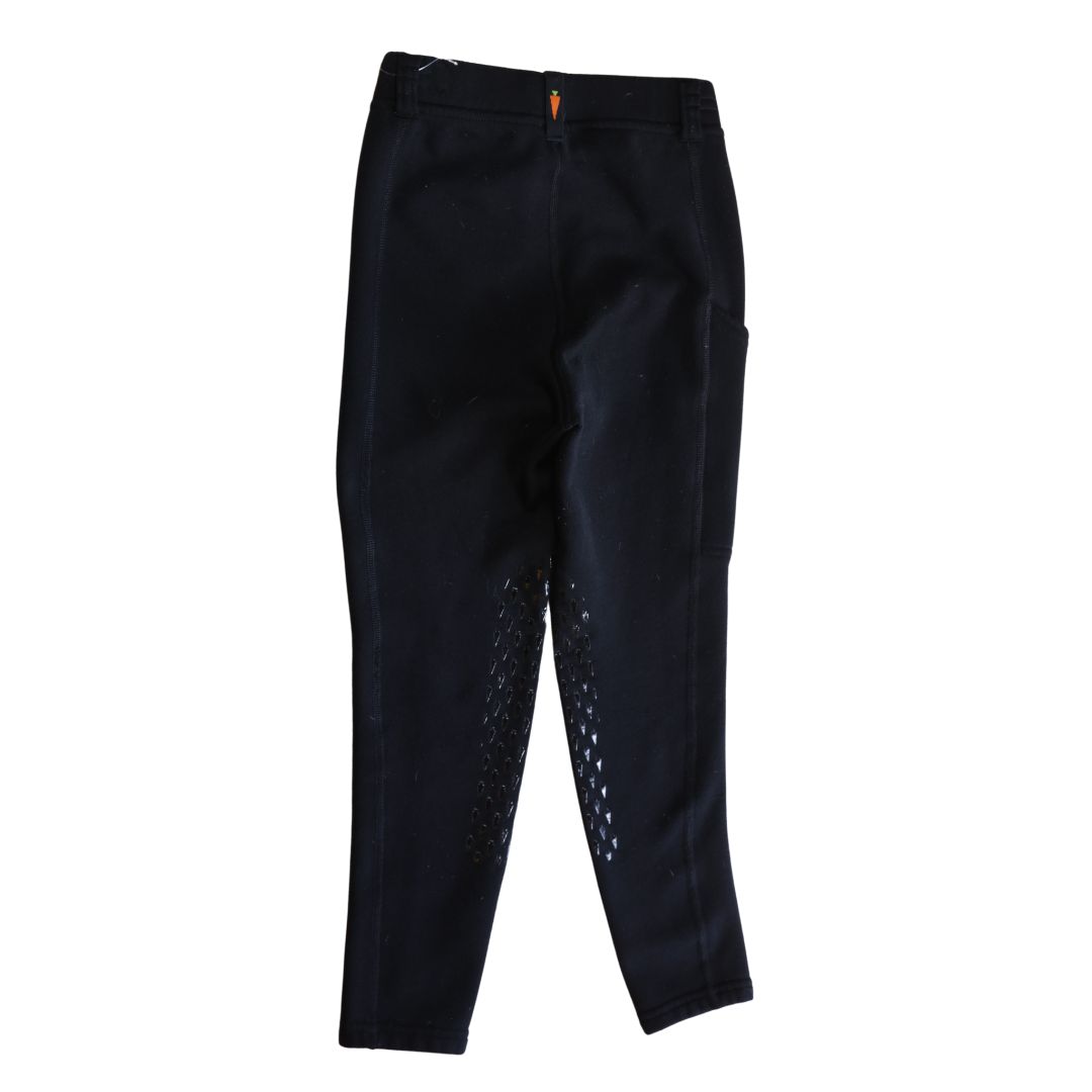 Kerrits 'Power Stretch Pocket' KP Winter Riding Tights in Black - Small