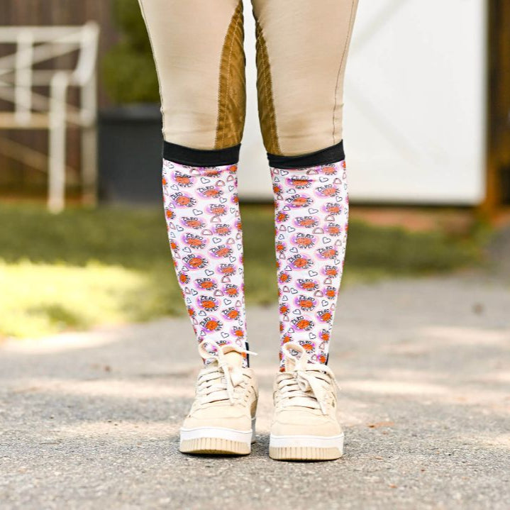 Dreamers & Schemers 'Zero Fox Given' Pair & a Spare Tall Boot Sock - Adult
