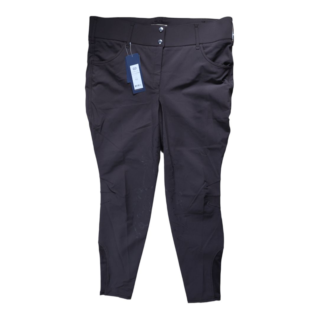 PS of Sweden 'Curvy Jewel' Full Seat Breech in Coffee - Woman's EU46 (US 36)