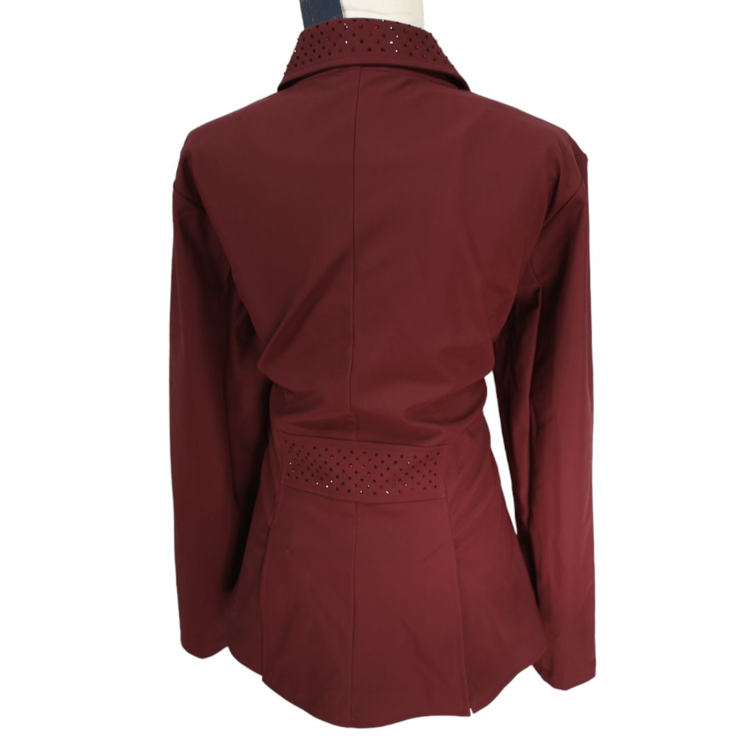 Ovation Elegance Dressage Show Coat in Burgundy - Woman's 16