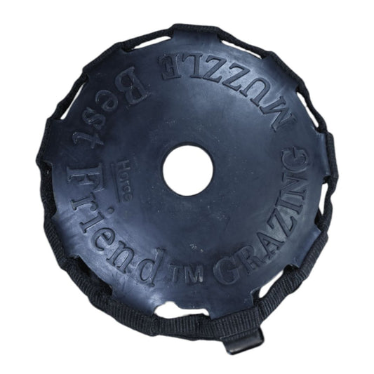 Best Friend Grazing Muzzle in Black - Horse / Full