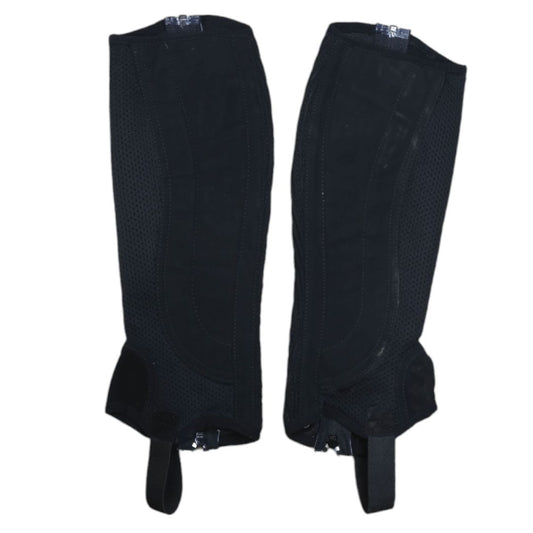 Dublin Easy Care Mesh Half Chaps in Black - Small