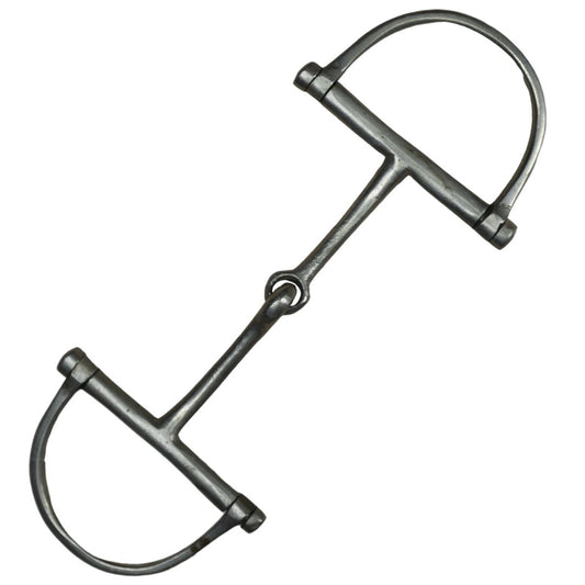 EquuSport Custom Custom Made Dee Ring Snaffle in Brass - 5 1/4"