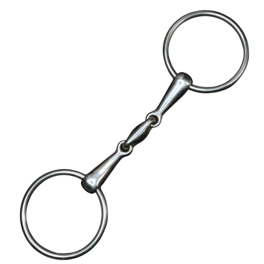Loose Ring Snaffle w/ French Link in Stainless Steel - 5"
