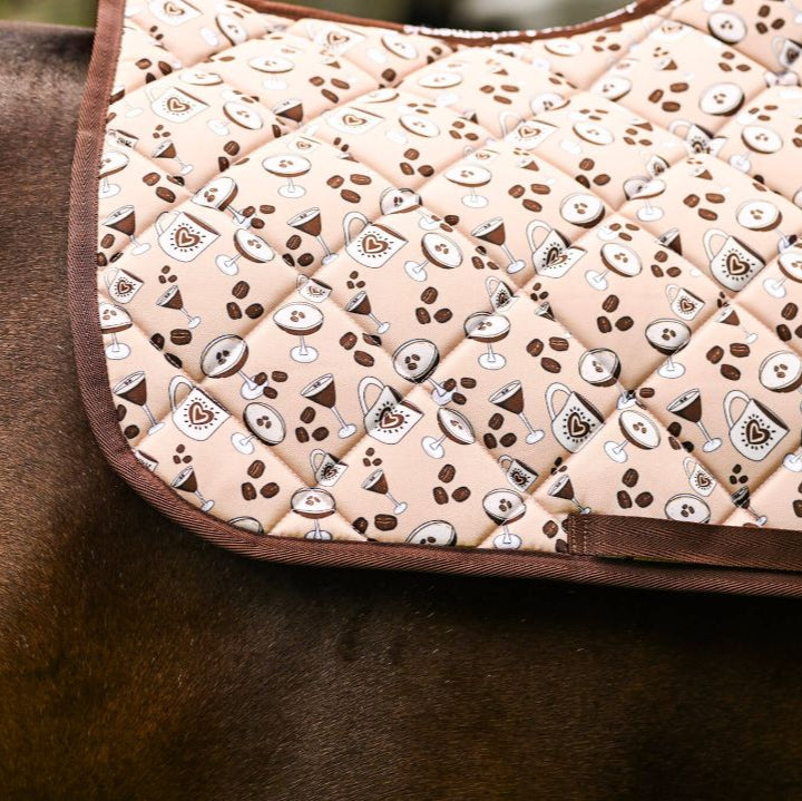 Dreamers & Schemers 'Espresso Self' Saddle Pad in - Full