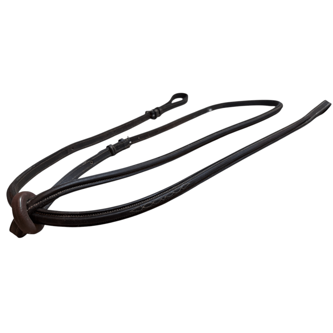 Bobby's English Tack Signature Series Square Raised Standing Martingale in Cognac - Pony