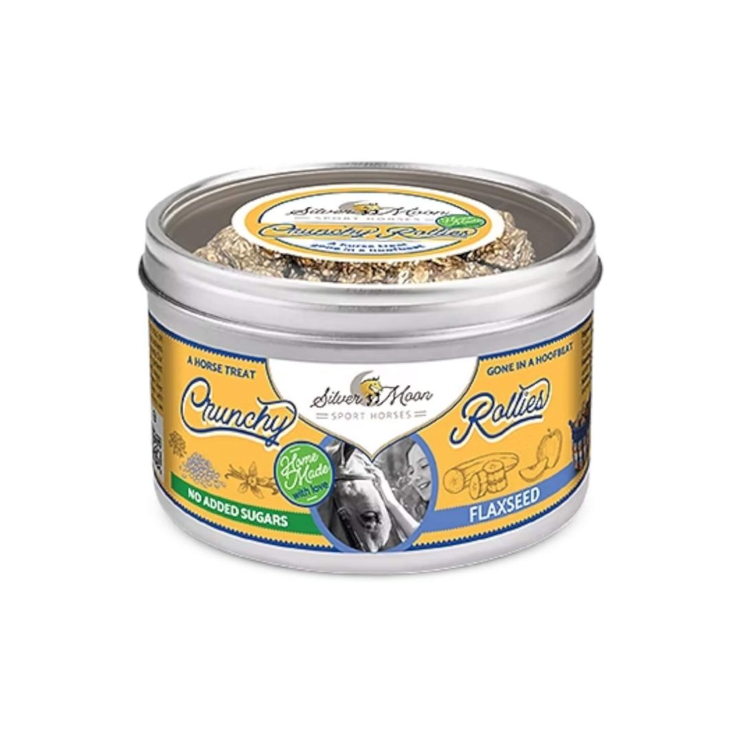 Silver Moon Sport Horses Crunchy Rollies in - 8oz Metal Tin
