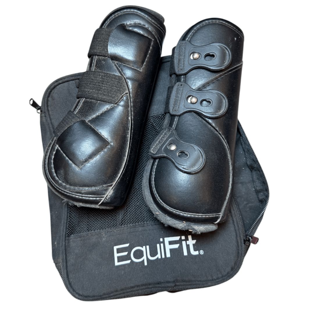 EquiFit 'D-Teq' Front Boot in Black - Small