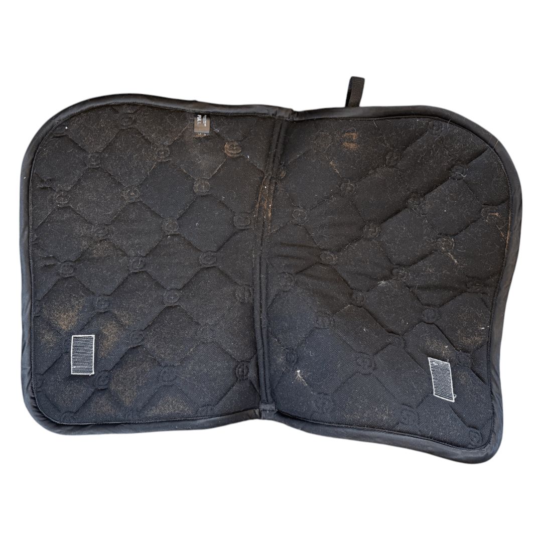 Equestrian Stockholm Jump Saddle Pad in Black - Full