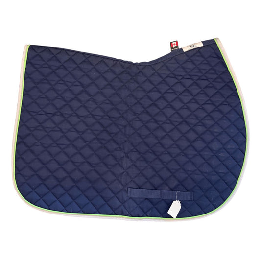 Ogilvy 'Profile' Saddle Pad in Navy - Full