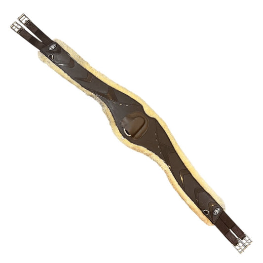 Professional's Choice 'Ventech' Contoured Jump Girth in Chocolate - 54"