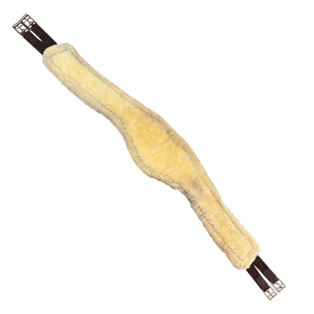Professional's Choice 'Ventech' Contoured Jump Girth in Chocolate - 54"
