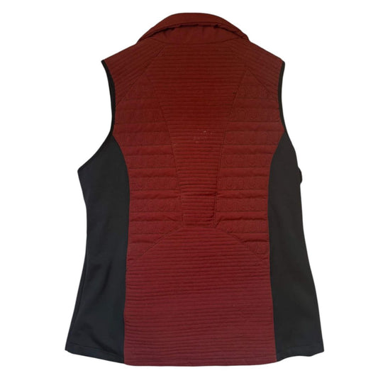 Kerrits 'Acclimate' Quilted Riding Vest in Burgundy - Ladies' Large