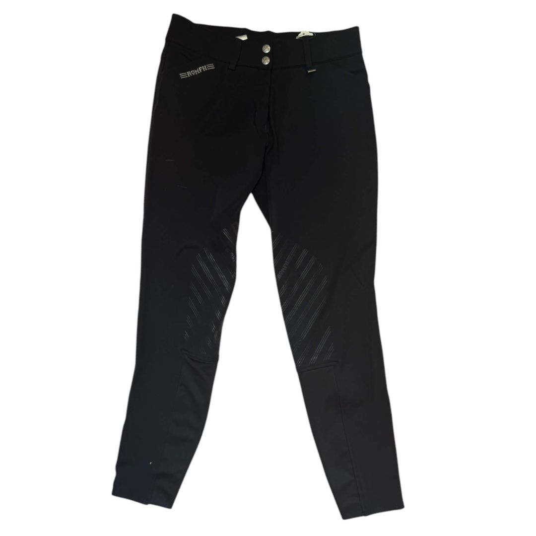 Romfh 'Sarafina' Euro Grip Silicon KP Breech in Black - Ladies' 28R