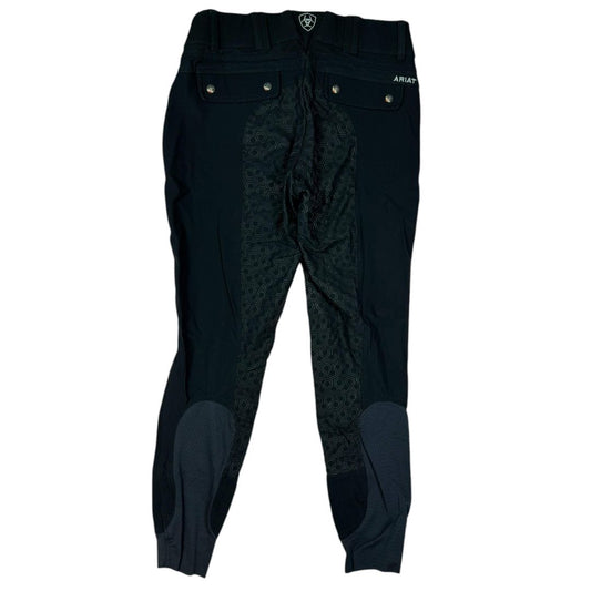 Ariat 'Tri Factor' Grip Full Seat Breech in Black - Woman's 26