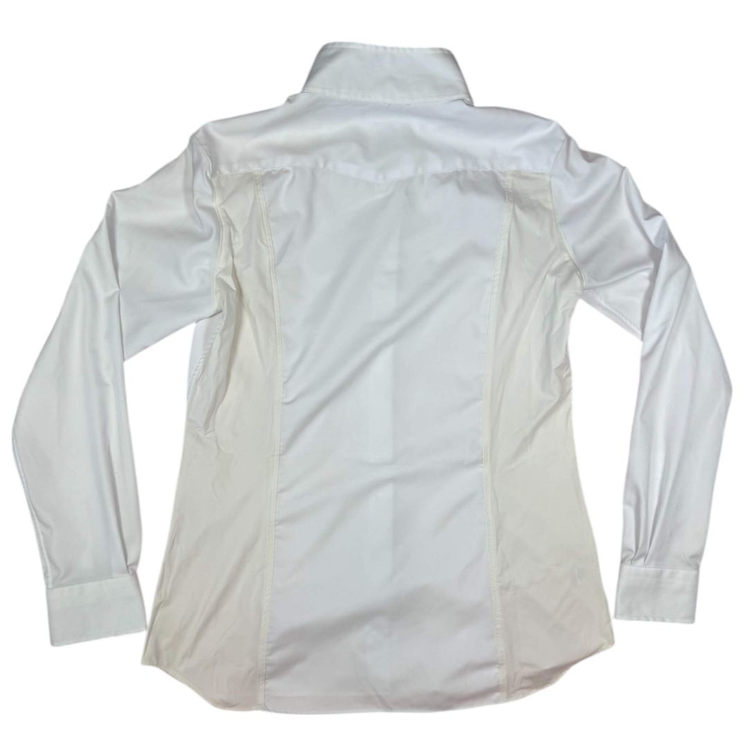 Essex Classic Coolmax Princess Seam Show Shirt in White - Woman's Medium