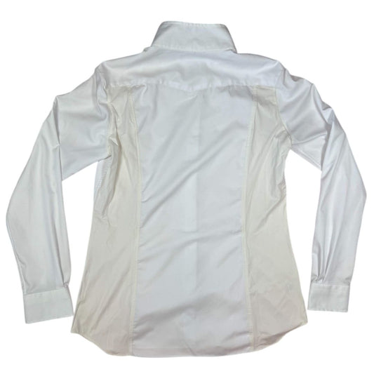 Essex Classic Coolmax Princess Seam Show Shirt in White - Woman's Medium
