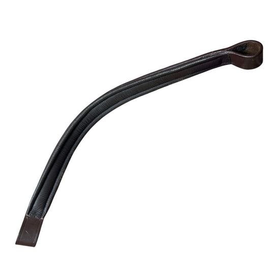 Custom Beaded Browband in Havana - OS (17.5")