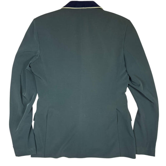 Grand Prix Pro Washable Show Coat in Grey / Navy - 12R