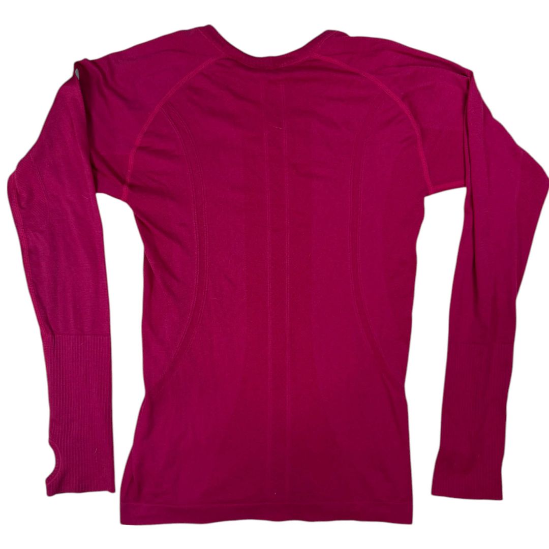 TKEQ 'Kennedy' Seamless LS Shirt in Pink - S/M (US 4-6)