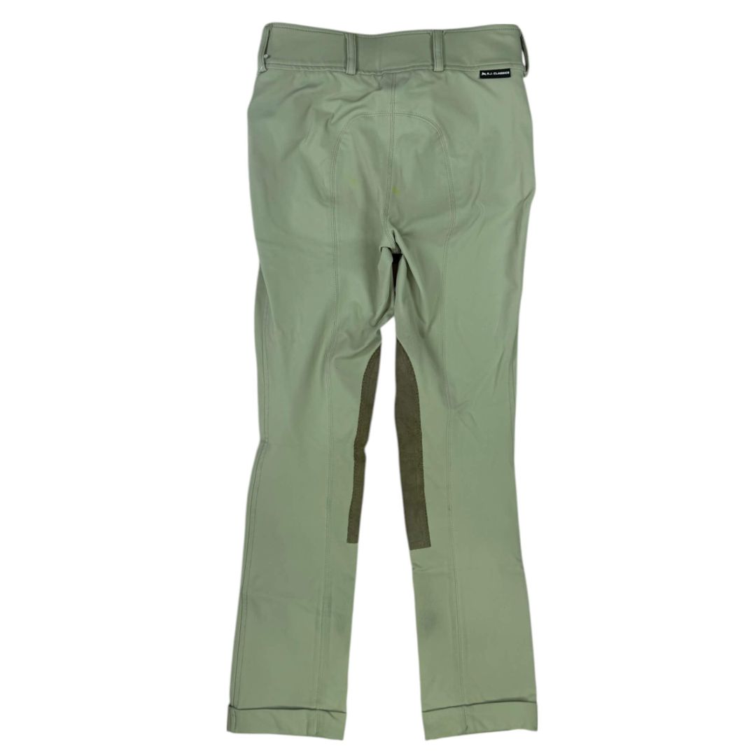 R.J. Classics Knee Patch Jodhpurs in Tan - Youth 12R