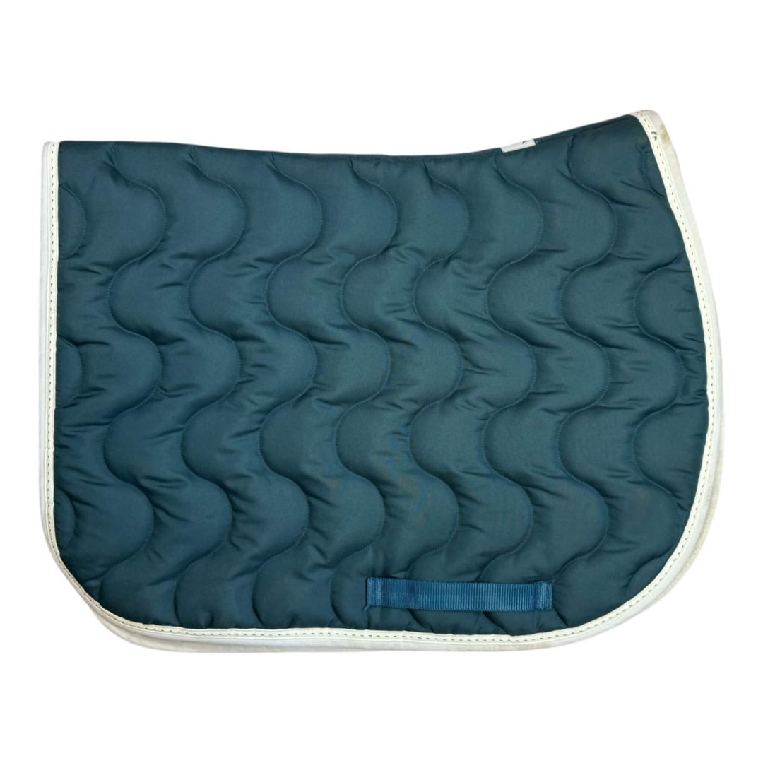 Penelope Classique 'Eden' Quilted A/P Saddle Pad in Teal - Full