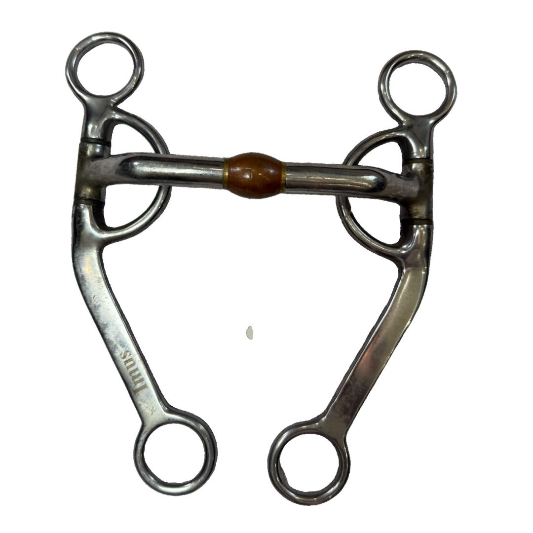 Imus Comfort Gait Bit with Roller in Stainless Steel - 4 3/4"