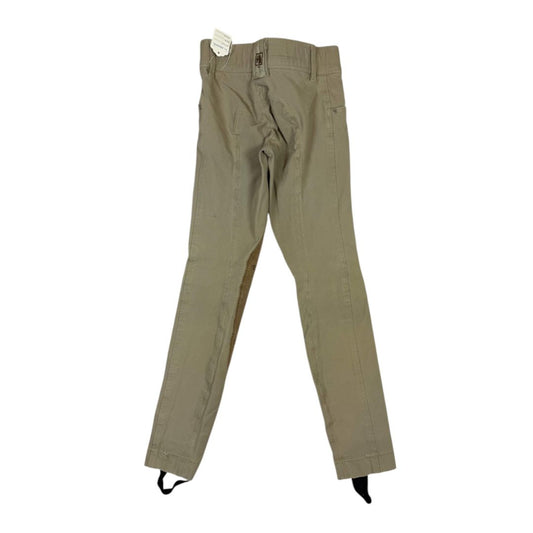 Romfh International Knee Patch Jodhpurs in Tan - Youth 8