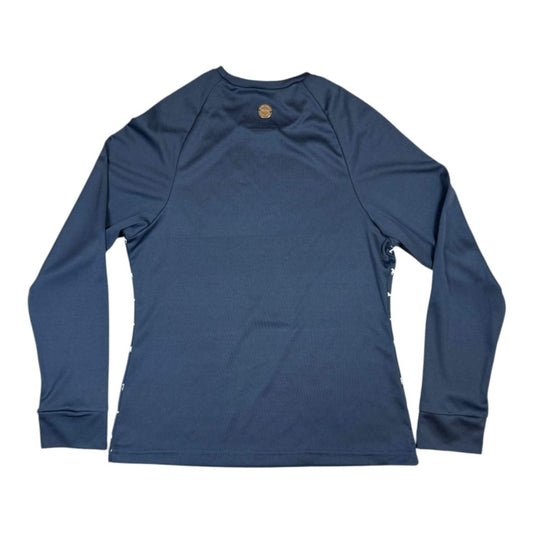 Asmar Equestrian Long Sleeve Sun Shirt in Navy - Youth 10/12
