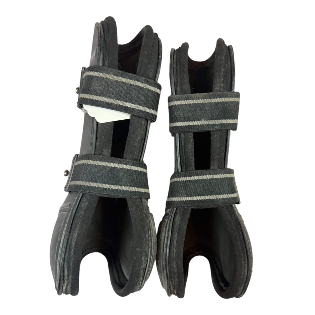 Other Open Front Tendon Boots in Black - Full