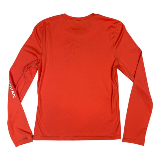 Asmar Equestrian Long Sleeve Sun Shirt in Orange - Youth 8/10