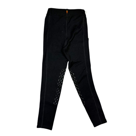 Kerrits 'Power Stretch' Knee Patch Pocket Riding Tight in Black - Youth Small
