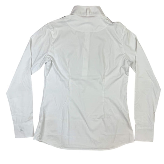 R.J. Classics Long Sleeve Show Shirt in White / Black - Woman's Large