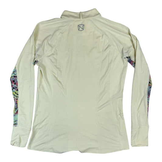 Noble Outfitters 'Ashley' LS Performance Top in Light Yellow - Woman's Large