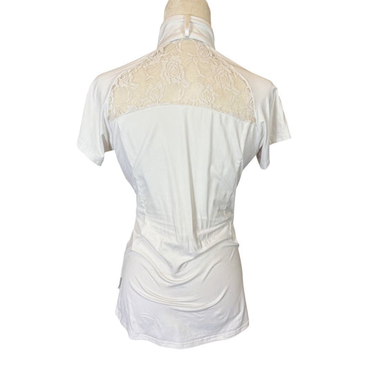 Horseware 'Sara' SS Competition shirt in White - Woman's Large