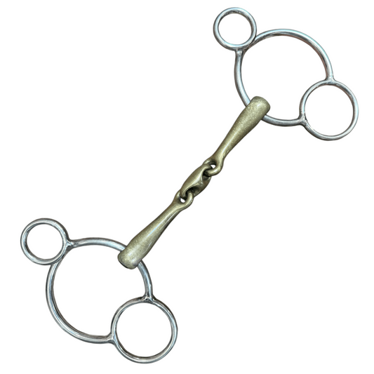 Herm Sprenger KK Ultra Universale 3-Ring Snaffle in Sensogan - 5 1/2"