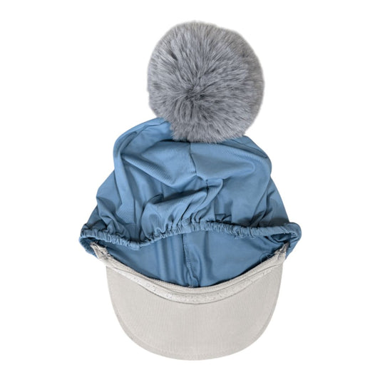 Le Mieux Classique Pom Hat Silk in Ice Blue