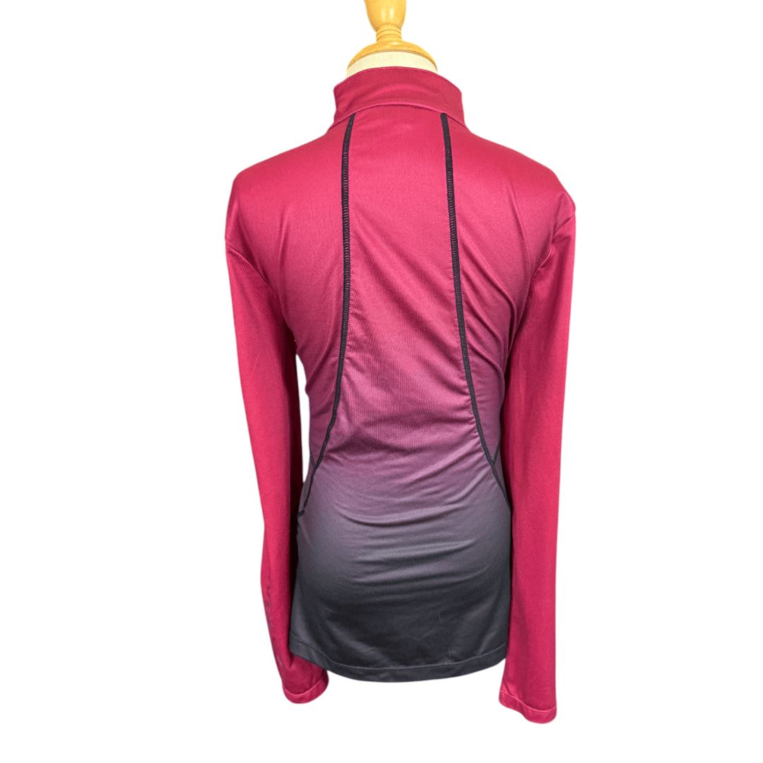Le Mieux Spectrum Baselayer LS Shirt in Mulberry Ombre - Youth 11-12