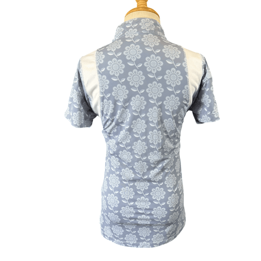 Equinavia 'Alma' NoridcAir SS Sun Shirt in Blue - Youth Large