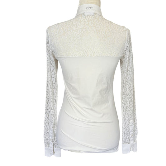 Ego7 'Florentine MC' LS Show Shirt in White - Woman's IT40/EU36 (US 4)