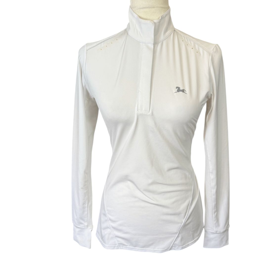 RJ Classics 37.5 LS Show Shirt in White - Woman's Small