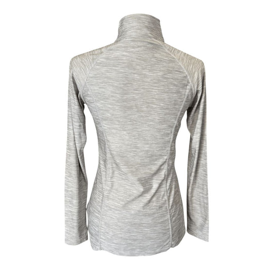 Ariat 'Laguna' 1/4 Zip LS Shirt in Grey - Woman's X-Small