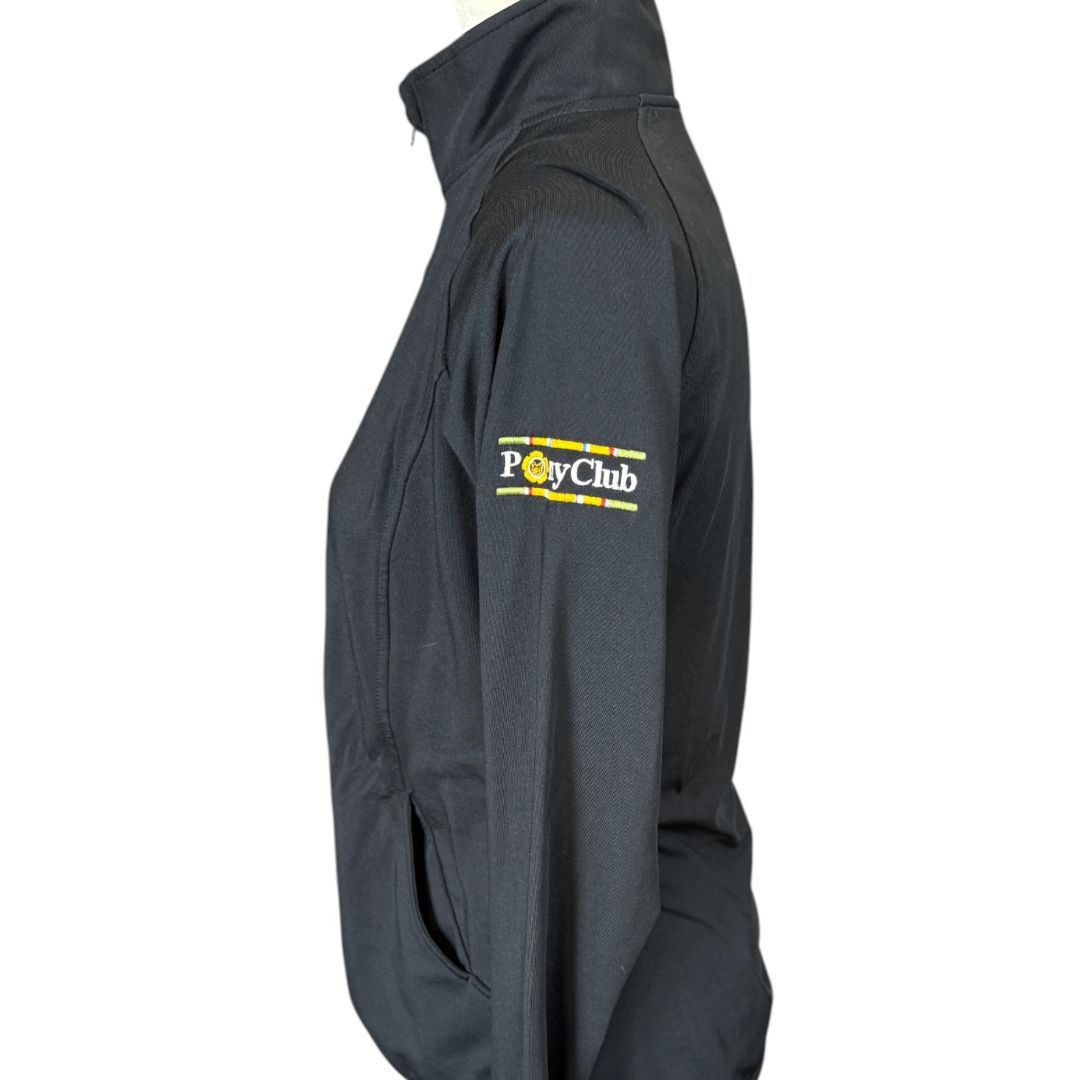 Sport-Tek Stretch 1/2 Zip Pullover LS Shirt in Black - Woman's X-Small