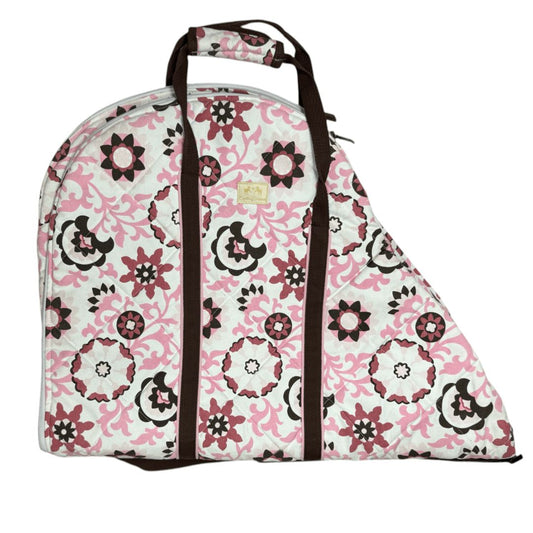 Equine Couture Saddle Bag in Pink / Brown