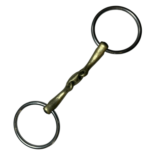 Herm Sprenger KK Ultra Double Jointed Loose Ring Snaffle in Sensogan - 5"