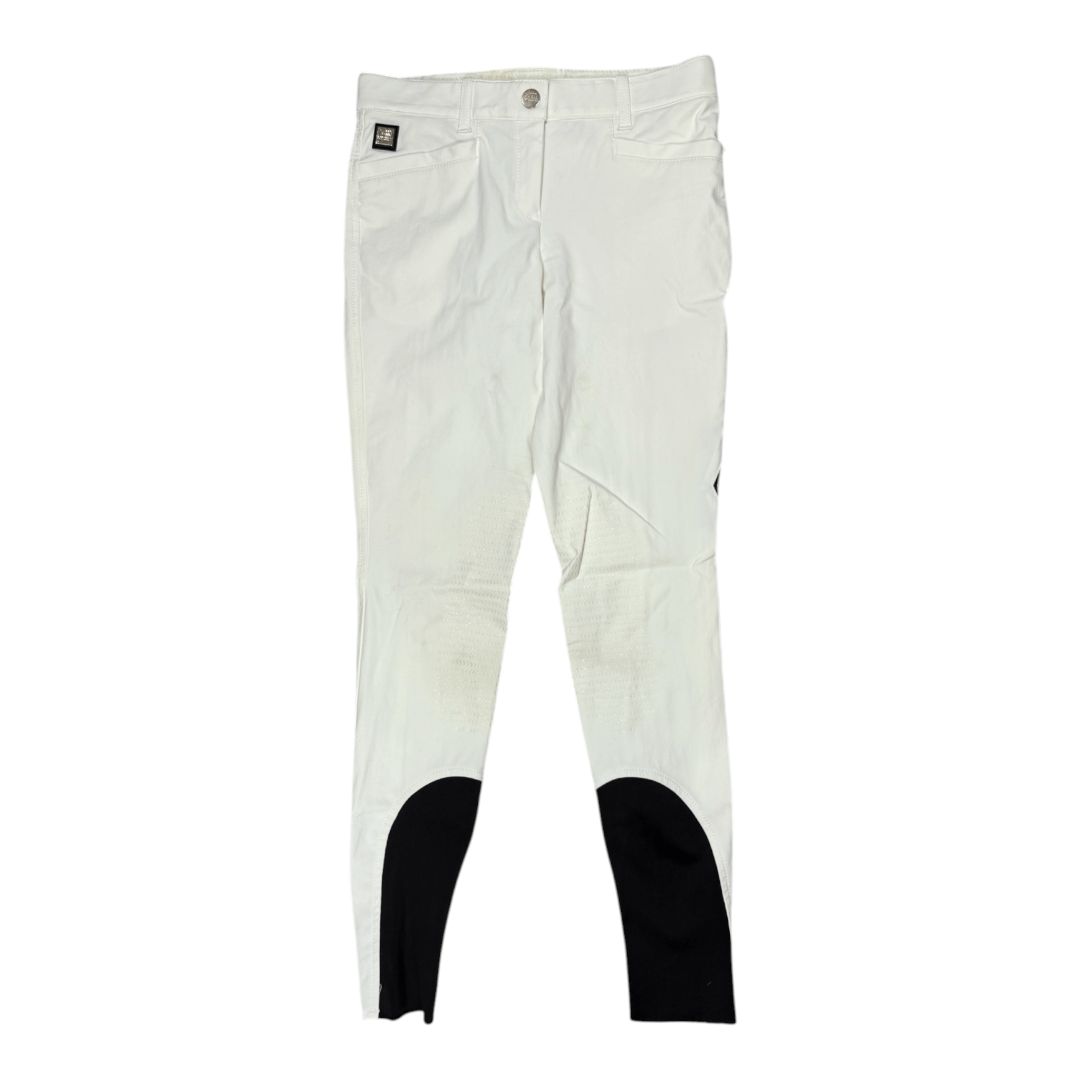 Equiline G-Zone KP Breech in White - Woman's IT40 (US26)