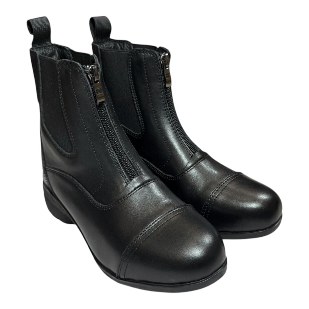 Derby House Zip Paddock Boots in Black - EU38 / US7