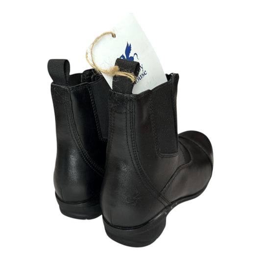 Derby House Zip Paddock Boots in Black - EU38 / US7