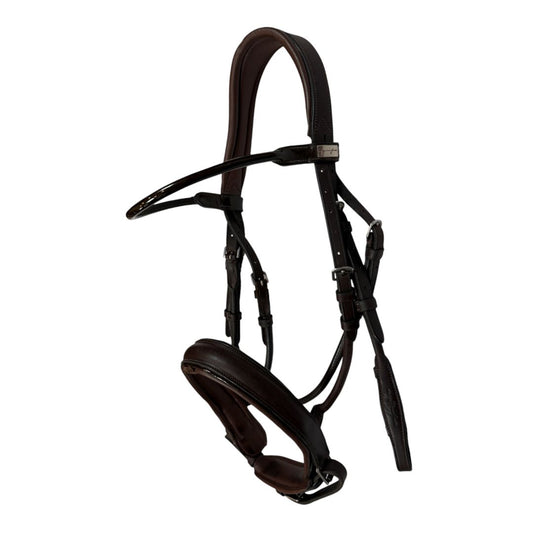 Equipe No Stress Bridle in Brown - Full