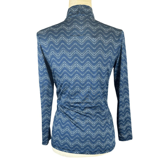 Kerrits 'Easy Stride' Ice Fil LS Shirt in Navy - Youth X-Large